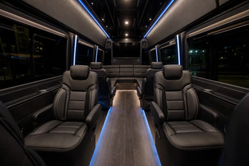 Bus 2 Ride — sprinter van premium interior seating