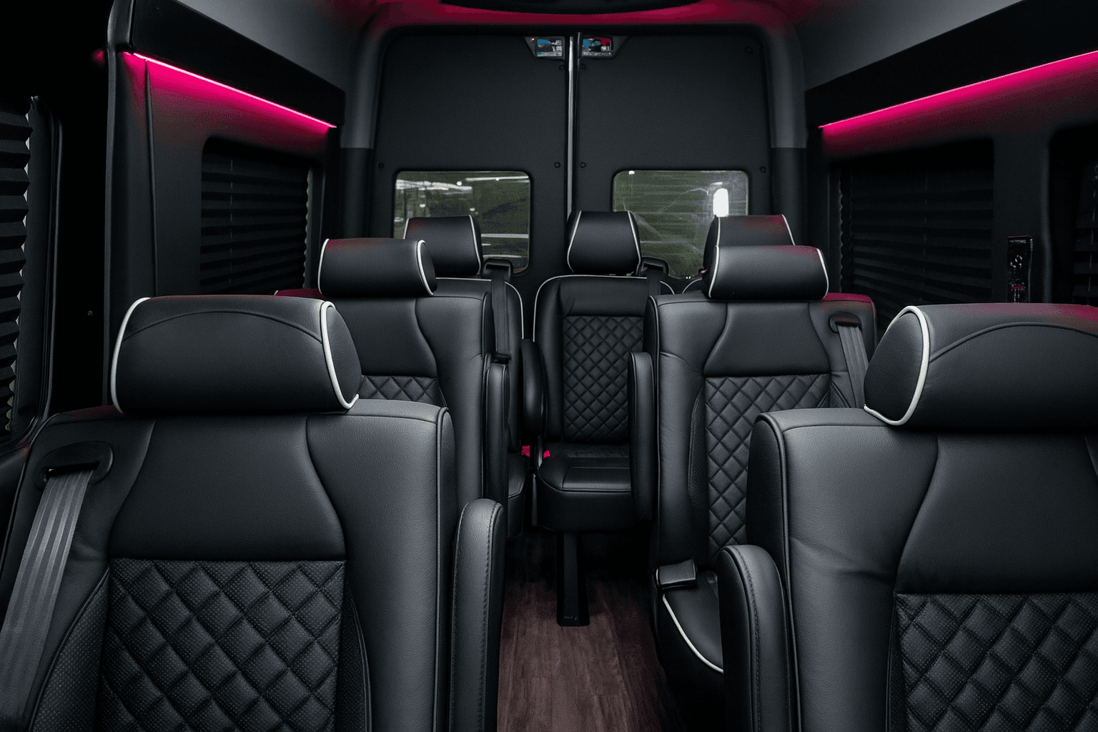 Representative 10 passenger executive sprinter interior