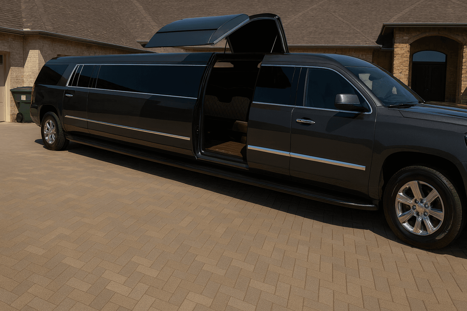 18 Passenger Limo exterior example