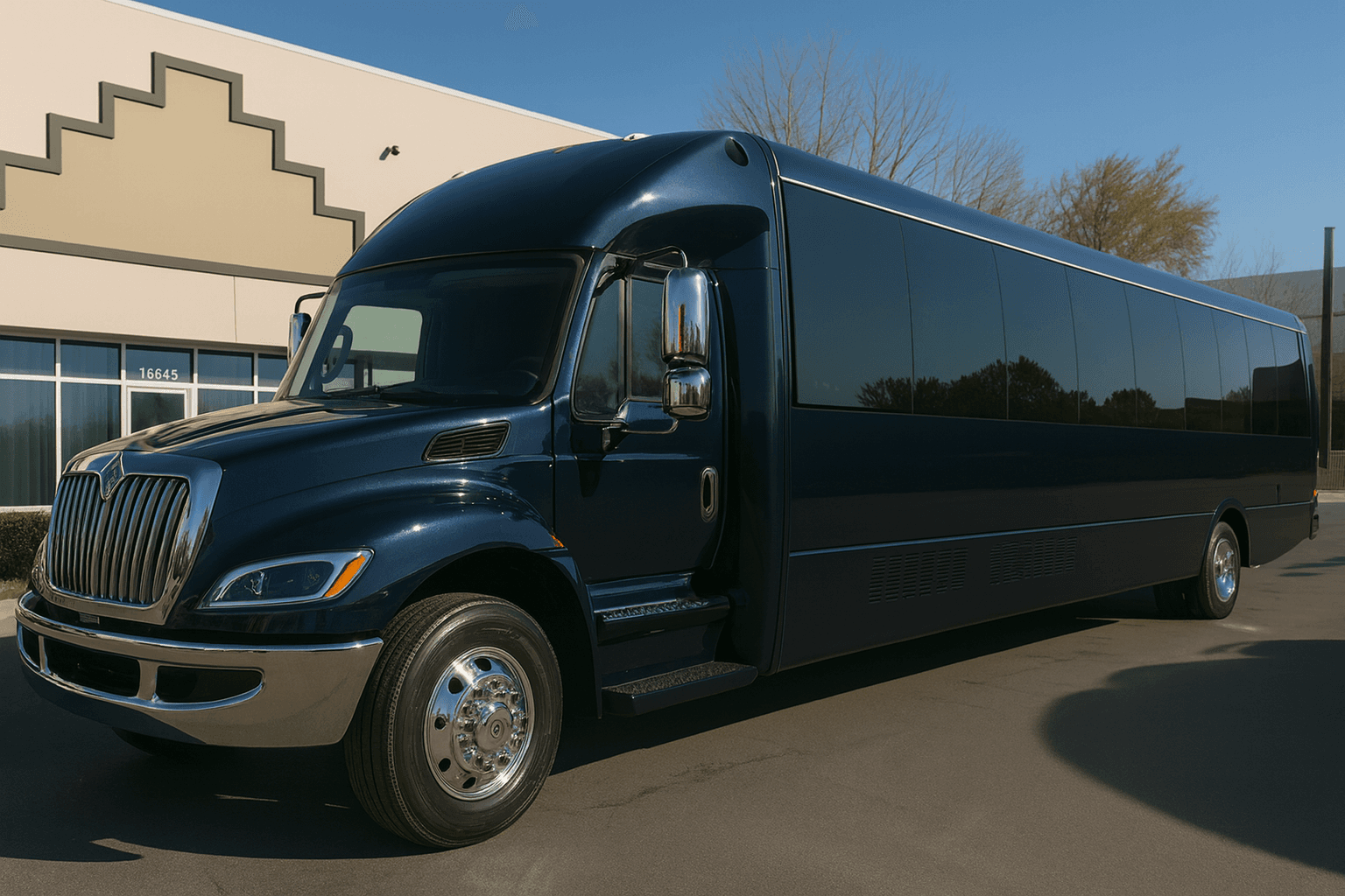 38 Passenger Party Bus exterior example