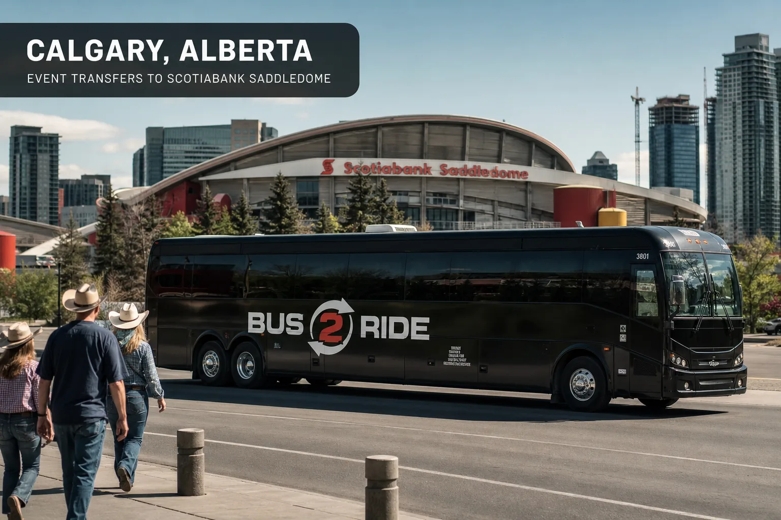 Bus 2 Ride β Scotiabank Saddledome / Stampede Grounds event transfer without fake affiliations