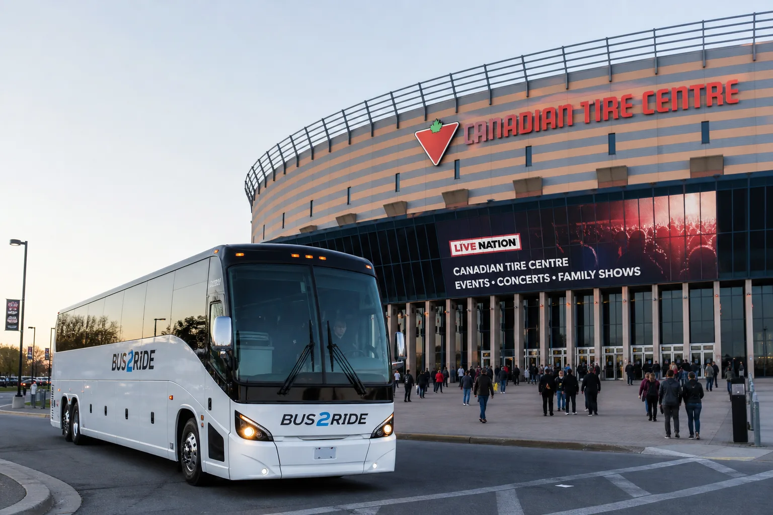 Bus 2 Ride β Canadian Tire Centre / TD Place event transfer without fake affiliations