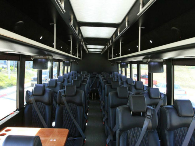 32 Passenger Shuttle Bus BLACK 2